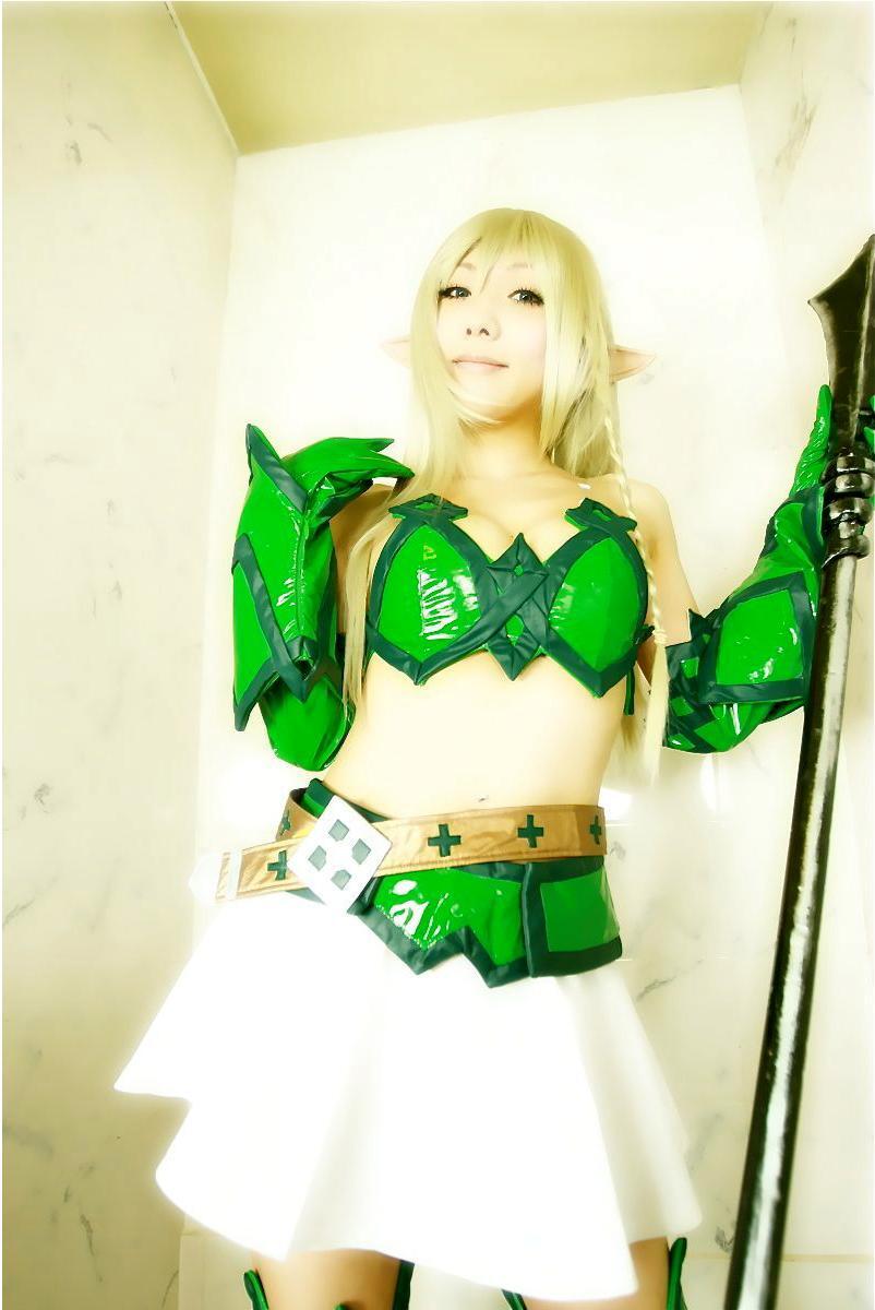 [Cosplay]  Queens Blade  Echidna & Alleyne Vs Tentacles SP2